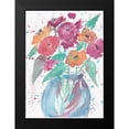 thumbnail image 2 of Dyer, Beverly 14x18 Black Modern Framed Museum Art Print Titled - Zinnia Bouquet, 2 of 5