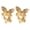 B, variant on Lifetechs Bohemian Dainty Gold Big Butterfly Leaf Earrings Big Dainty Gold Irregular Spiral Fan Leaf Drop Earrings Statement Charm Earring Punk Jewelry for Women