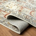 thumbnail image 6 of Luxe Weavers Bohemian Non-Shedding Floral Oriental Area Rug 9x12 Ivory, 6 of 9