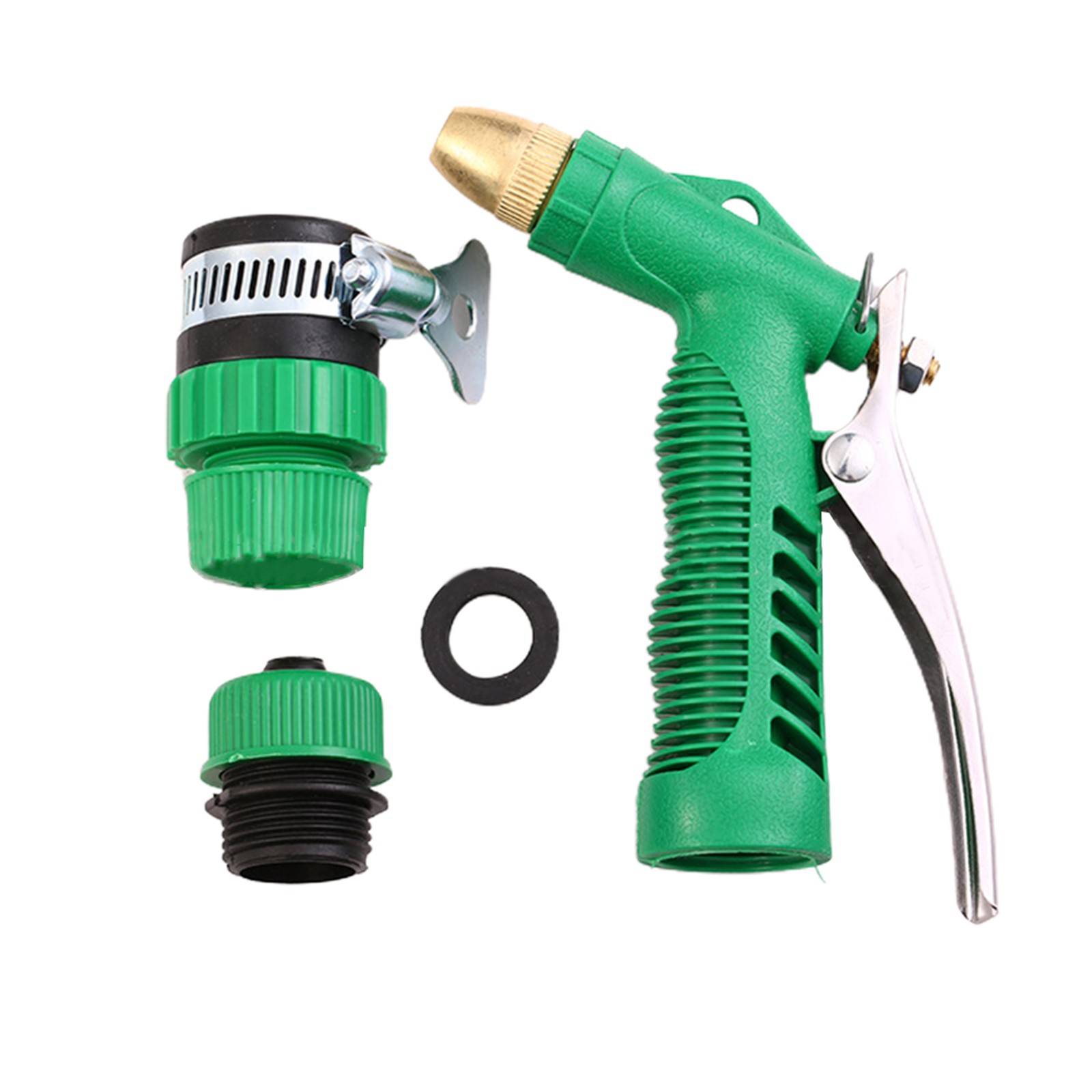 Ruibeauty Garden Hose Spray Gun With Full Brass Nozzle Metal Water Gun
