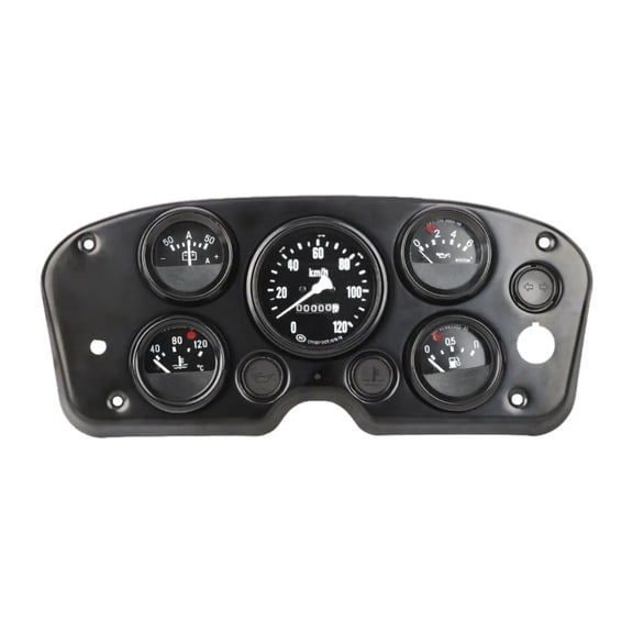 Miiottaa Heavy Duty Car Truck Instrument Gauge Cluster For Dashboard Monitoring Water Temperature Voltage Speed