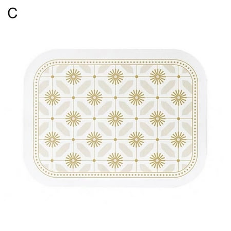 

Hadanceo Cup Coaster Delicate Texture Simple Water-Resistant Placemat Cup Pad Waterproof Good for Household