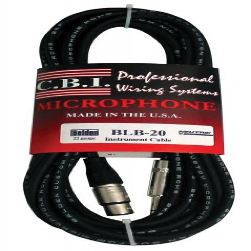 15 Feet CBI Ultimate Series 1/4 TRS to 1/4 TRS Guitar Instrument Cable