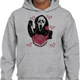 thumbnail image 2 of Ghost Telephone Hoodie Sweatshirt Unisex 4X-Large Grey, 2 of 5