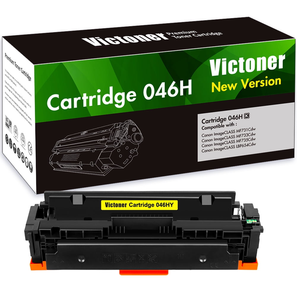 Victoner 6-Pack Compatible Toner for Canon 046HK 046HC 046HM 046HY Use With Canon  ImageCLASS MF731Cdw MF733Cdw MF735Cdw 3 * Black, Cyan, Magenta, Yellow 