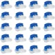 thumbnail image 1 of Lote de 20 Conectores de Cable Rellenos de Resinas para Automower Robot Cortacésped, Cableado Azul bajo 3 Hilos Conector U Contacto 314 Conector de Cable para Cortacésped, 1 of 5