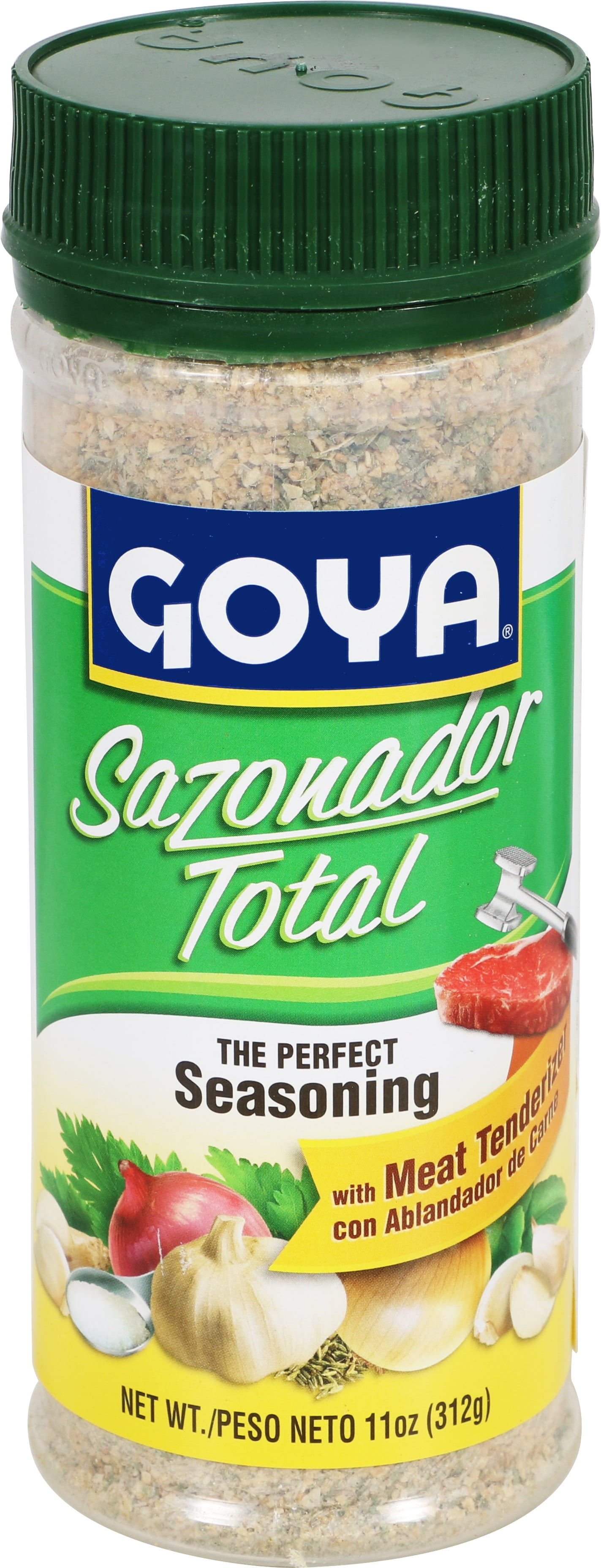 (3 pack) Goya Sazonador Total w/Meat Tenderizer 11 Oz