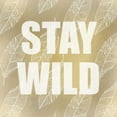 thumbnail image 2 of Allen, Kimberly 15x15 White Modern Wood Framed Museum Art Print Titled - Stay Wild, 2 of 4