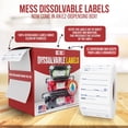 thumbnail image 3 of shiyou-Dissolvable Food Labels for Containers \u2013 Mason Jar Labels - Dissolvable Labels Work in 30 Seconds \u2013 Removable Freezer Labels for Food Containers - Canning Labels - Kitchen Stickers (, 3 of 4
