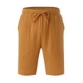 thumbnail image 4 of Sngxgn Short Women Summer Running Gym Sports Waistband Shorts with Pockets(Orange,XXXL), 4 of 8