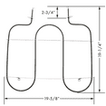 thumbnail image 4 of 2 Pk, Broil Element for Whirlpool, Sears AP3744403, PS898602, 9757340, W10856603, 4 of 5