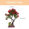 thumbnail image 4 of Shisuyan Fish Tank Decoration Fake Small Artificial Tree Ornament Landscaping Plastic Plant Decoration, 4 of 8