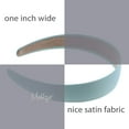 thumbnail image 4 of Motique Accessories 1-inch Satin Hard Headband-Mint, 4 of 5