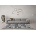 thumbnail image 3 of Ahgly Company Indoor Round Oriental Gray Modern Area Rugs, 5' Round, 3 of 4