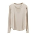 thumbnail image 1 of Estbridge Haut de Pyjama en Modal pour Femmes Manches Longues Décontracté - Doux Confortable Mode Hiver Printemps Automne Quotidien Loungewear, 1 of 4