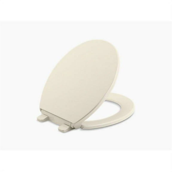 Kohler K-4775 Brevia Q2 Round Closed-Front Toilet Seat - Almond