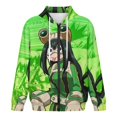 thumbnail image 4 of Tsuyu Asui Jacket Casual Oversized Hoodie Stylish Zipper Hooded Sweatshirt Warm Loose Outerwear S, 4 of 8
