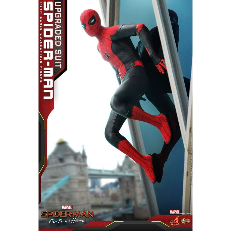 Marvel Spider-Man Upgraded Suit ホットトイズ Spider-Man Upgraded Suit 1/6 Scale Figure | Sideshow Collectibles