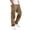 Khaki, variant on Sorvello Men's Cargo Pant With Pockets Drawstring Elastic Waistband Lightweight Casual Workout Jogger for Men Fall Daily Work Sports Pant Gray L
