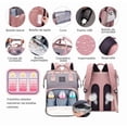 thumbnail image 3 of Mochila Pañalera Multifuncional Con Mosquiteros Y Colchones Modelo Rosa, 3 of 4