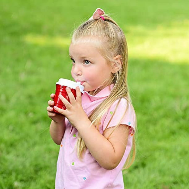 Red Cup Living Toddler Gobelet pour bébés filles et garçons – Trainer No  Spill Sippy Cup pour lait, jus, eau – Eco-Conscious BPA Kids Party Cup –  Learner Baby Cup avec couvercle