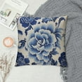 thumbnail image 2 of Nawypu Pillow Cover Decorative Square Pillowcase Soft Red Chinese Blue White Porcelain Flower Pattern Celebration Abstract China Asian Royal Traditional Cushion Case for Sofa Bedroom Car, 2 of 5