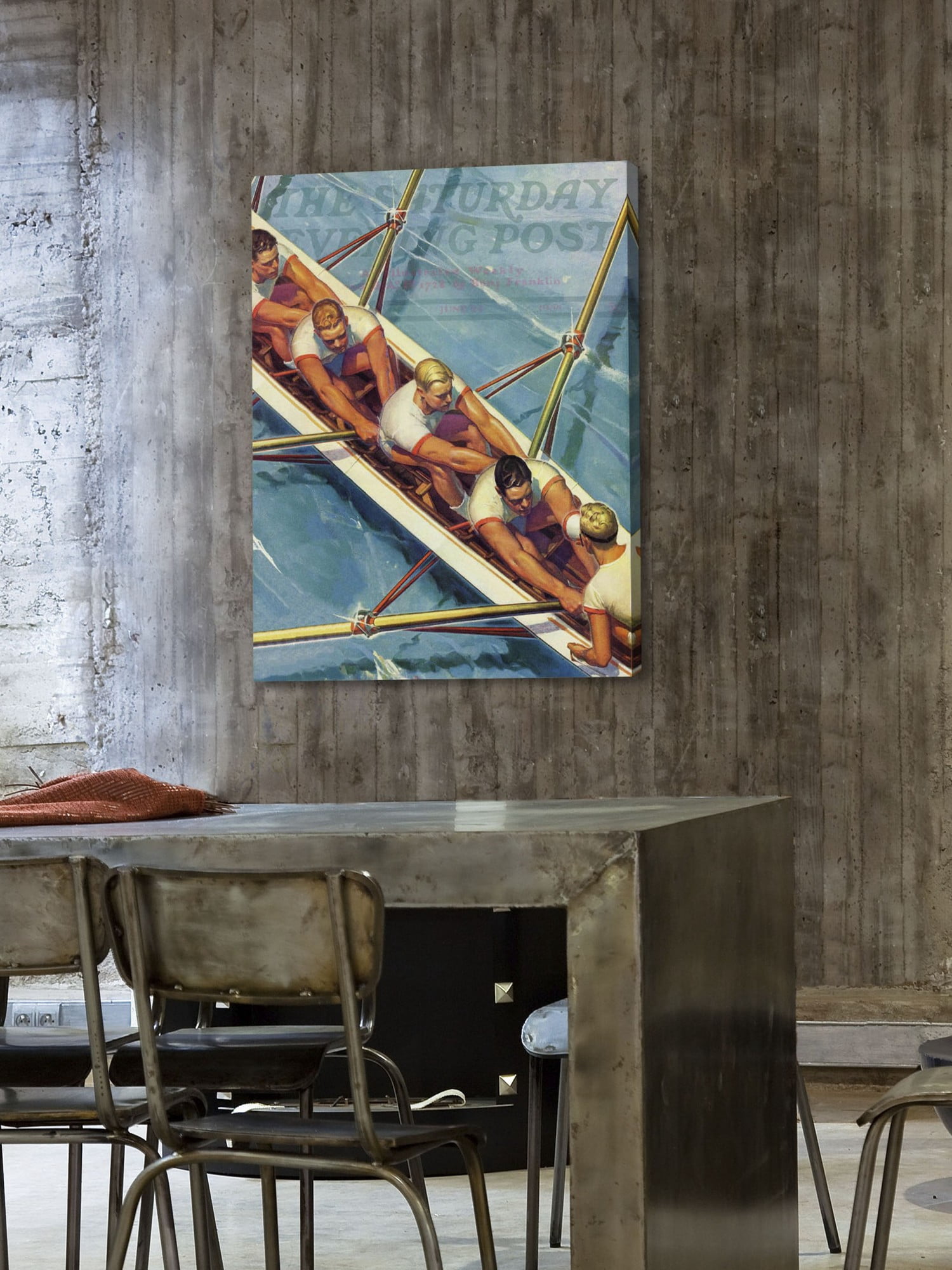 Marmont Hill Scullers by Michael Dolas Painting Print on Canvas
