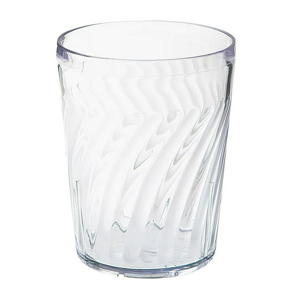 G.E.T. 12 Ounce Clear Heavy-Duty Shatterproof Plastic Tumblers (Set of 12)