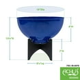 thumbnail image 2 of Achla FBC-56-60FB Norma I Planter with Flower Bowl, French Blue, 2 of 2