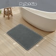 thumbnail image 2 of SIXHOME Bathroom Rugs Waffle Bath Rug Super Soft Absorbent Non Slip Bath Mat Beside Tub Rubber Backed Machine Washable Bathroom Rugs with Tassels Boho Bathroom Decor 20" x 32" Dark Gray, 2 of 7