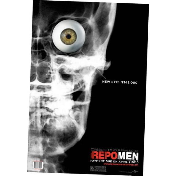 Repomen Movie Poster Reprint 27inx40in for any room 27x40 Multi-Color Square Adults Poster Time