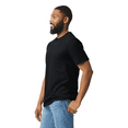 thumbnail image 3 of Gildan Short Sleeve Men's T-Shirt, Comfortable Fit, 100 Cotton, Black Lightweight Casual Tee, 6 Pack, Sizes S-3XL, 3 of 5
