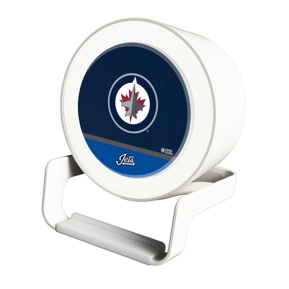 Winnipeg Jets Night Light Wireless Charger And Bluetooth Speaker