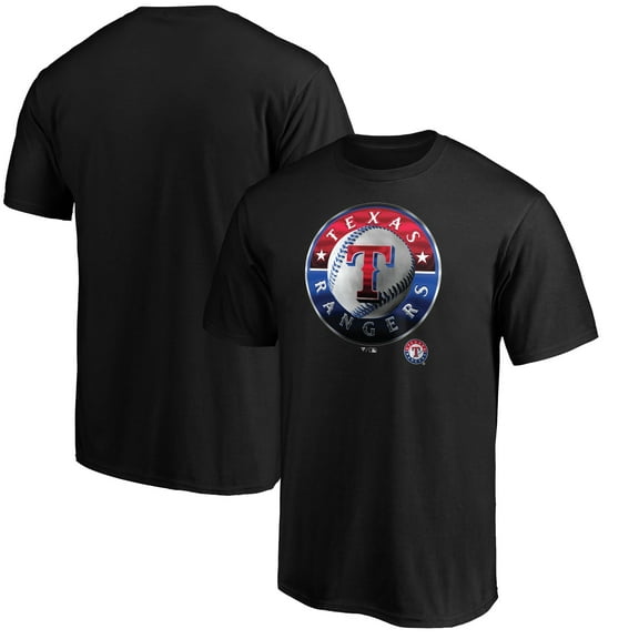 Men's Black Texas Rangers Team Midnight Mascot T-Shirt
