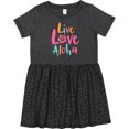 thumbnail image 3 of Inktastic Live Love Aloha Girls Toddler Dress, 3 of 5