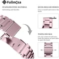 thumbnail image 5 of ANTHOUSE Quick Release Watch band, Stainless Steel Watch strap 16mm, 18mm, 19mm, 20mm, 22mm or 24mm, 5 of 15