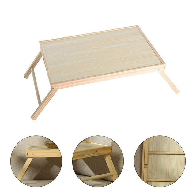 SHOWERORO Rentrée des Classes 1 Pce Petit Bureau d'Ordinateur Conception Ergonomique Table Pliable pour Chambre