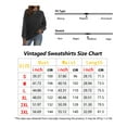 thumbnail image 6 of Rosvigor Vintage Sweatshirts for Women Loose Washed Shirts Side Split Long Sleeve Fashion Women Tops, 6 of 6
