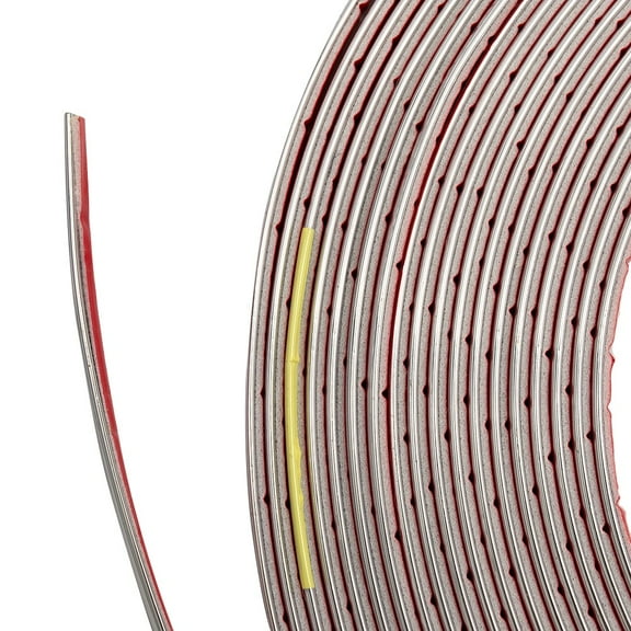 15M Flexible Chrome Trim Car Interior Exterior Moulding Strip Decorative Line Fangkenuo