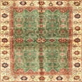 thumbnail image 1 of Ahgly Company Indoor Square Abstract Red Oriental Area Rugs, 4' Square, 1 of 6