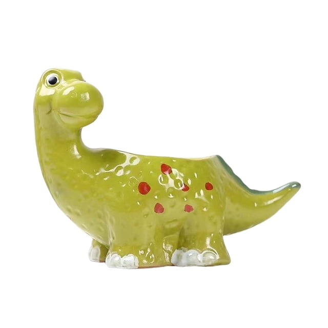 1 PCS Cute Cartoon Animal Succulent Pot, Ceramic Coarse Pottery, Breathable, Small Size, Suitable for Balcony/Windowsill, Decorative Planter for Succulents