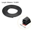 thumbnail image 2 of REGALWOVEN Weather Stripping Door Seal Strip, Self Adhesive Rubber Seal Strip for Window and Door Black 6 Meters x 10mm x 12mm, 2 of 7