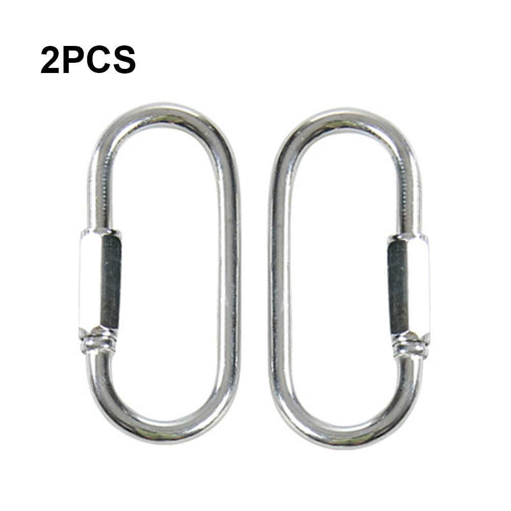 2 Pairs of Swing Clip Snap Hook Swing Hammock Connector Hardware DIY Accs 