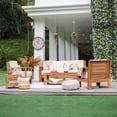 thumbnail image 2 of Cambridge Casual  Logan Teak Outdoor Patio Coffee Table, 2 of 5