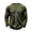 Army Green, variant on Christian Shirts for Men Inspirational Religious Faith Long Sleeve Crew Neck Waffle Sweatshirts Graphic Pullover Top