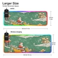thumbnail image 3 of Christmas Sleigh and Bear Wireless Charging RGB Gaming Mouse Pad Large Keyboard Mat Rubber Base 13 Light Modes, 3 of 6