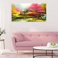 thumbnail image 2 of (Grande Taille) Paysage - Peinture Diamant Ronde 55x100cm, 2 of 10