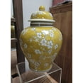 thumbnail image 6 of Galt International Yellow and White Floral Chinoiserie Jar 12" w/Lid - Ginger Jar, Tea Storage, Decorative, Home Décor Vase, 6 of 11