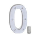 thumbnail image 2 of Summer Savings Qaailabf Alphabet LED Digital Lights Light Up White Plastic Digital Standing Hanging J, 2 of 2