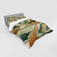 thumbnail image 2 of Ambesonne Mid Century Modern Boho Bedding Set 4 Pcs, Landscape, Queen, Amber Teal Burnt Orange, 2 of 2